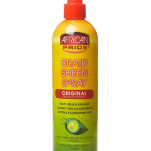 African Pride Braid Sheen Spray Original Regular Formula