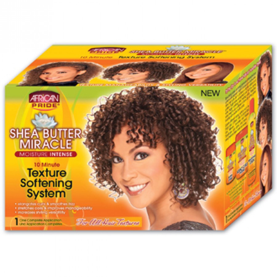 African Pride Shea Butter Miracle Texture Softening Elongating System