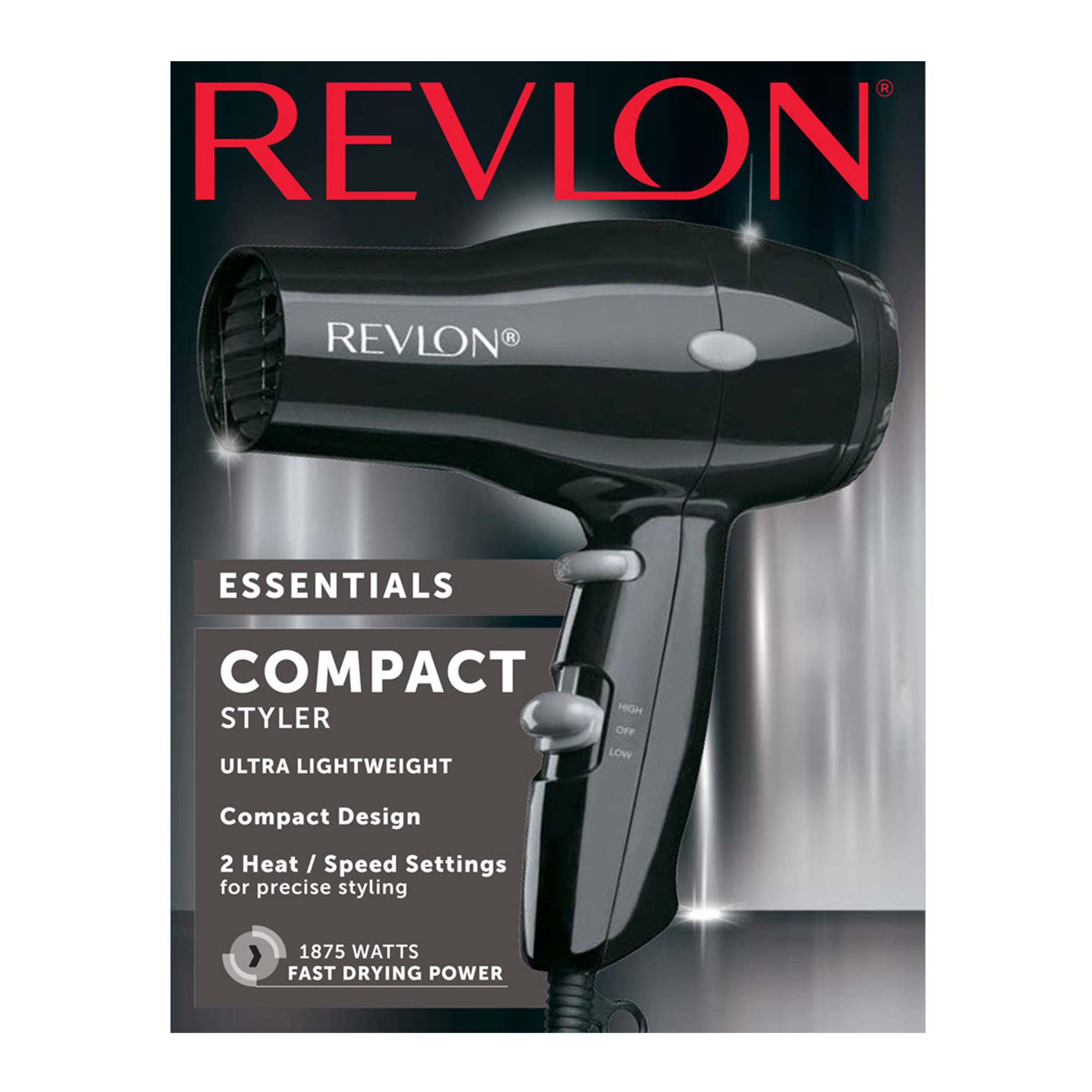 Revlon Essentials Compact Styler Hair Blow Dryer