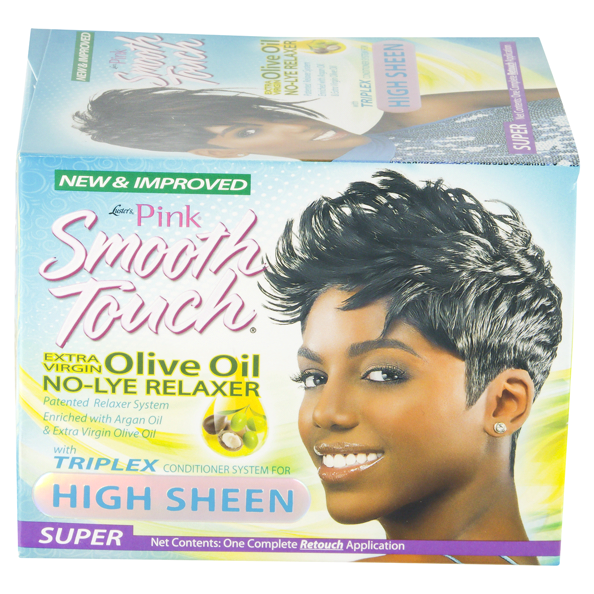 Luster's Pink Smooth Touch Olive Oil No-Lye Relaxer w/Triplex High Sheen Super