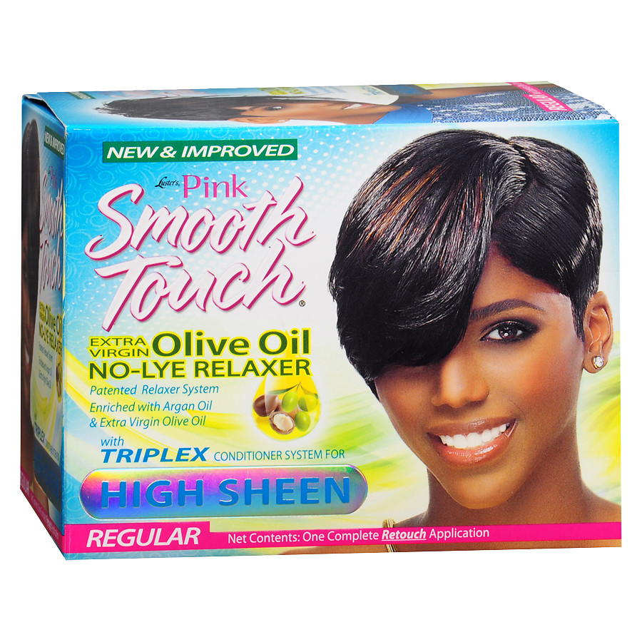 Luster's Pink Smooth Touch Olive Oil No-Lye Relaxer w/Triplex High Sheen Regular