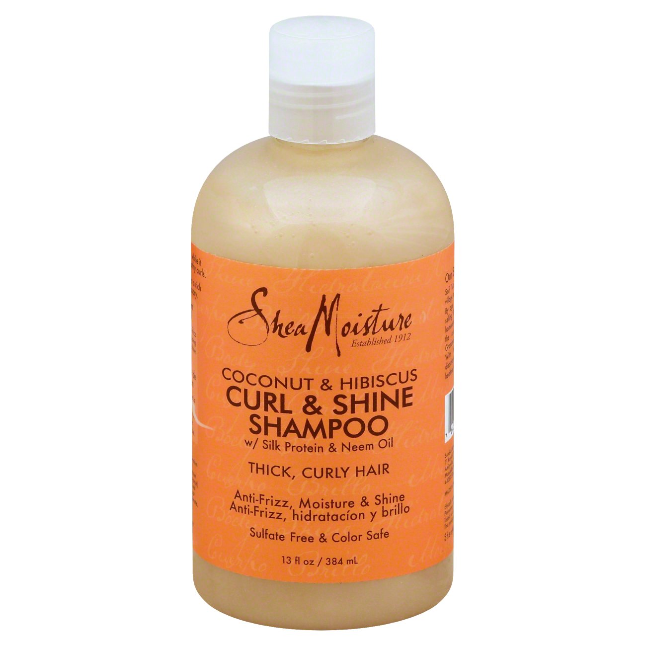 Shea Moisture Coconut & Hibiscus Curl & Shine Shampoo 13oz