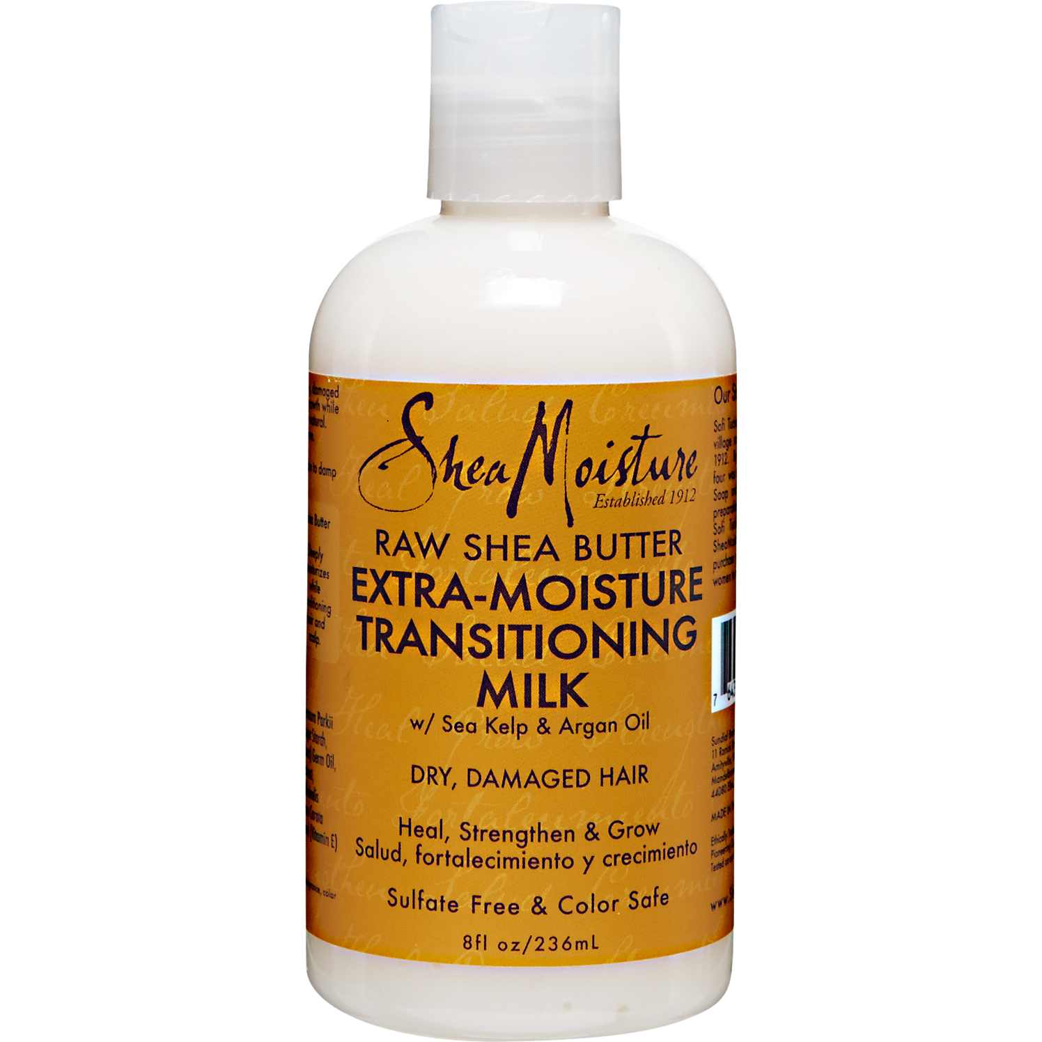 Shea Moisture Raw Shea Butter Extra Moisture Transitioning Milk 8oz